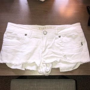 Juniors white shorts